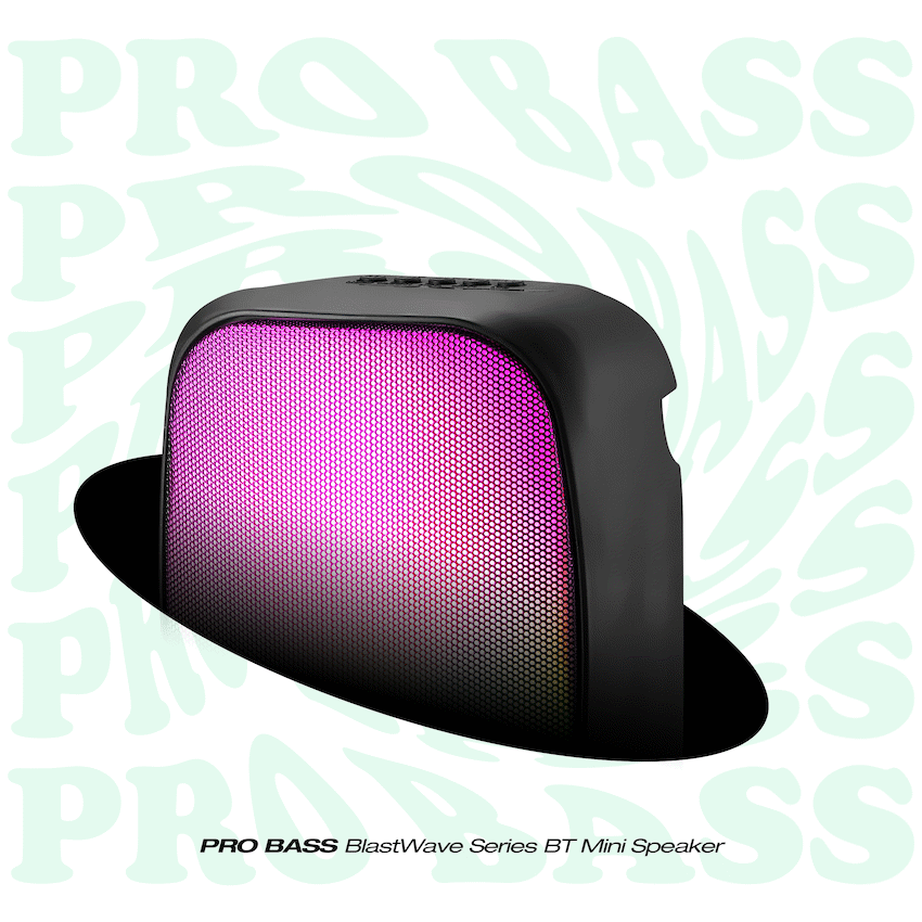 Pro Bass Audio Pro Bass BlastWave Series BT Mini Speaker - Black