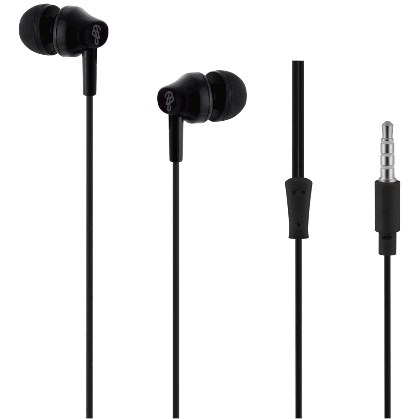 Pro Bass Audio Pro Bass Genesis series Packaged Aux earphone No Microphone- Black