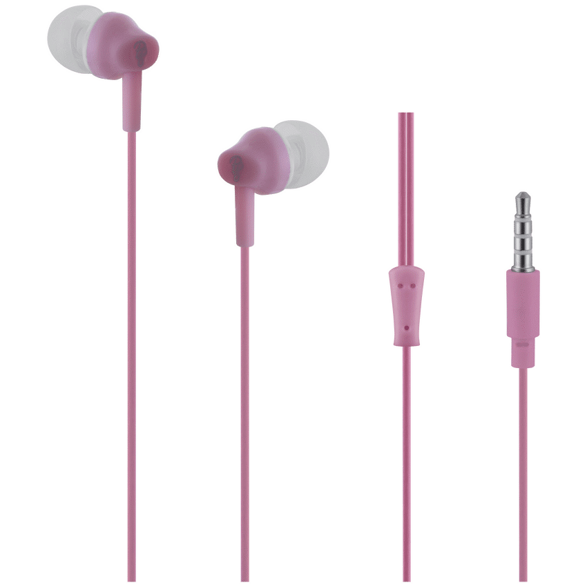Pro Bass Audio Pro Bass Genesis Series Packaged Aux Earphone No Microphone - Pink