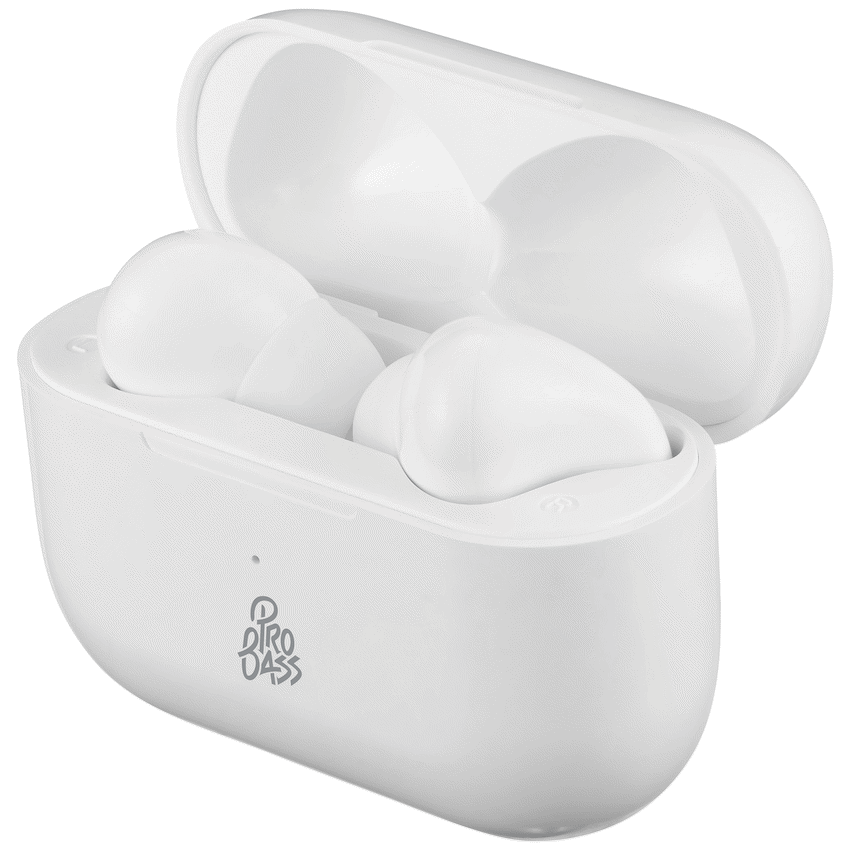 Pro Bass Audio Pro Bass Pulse Buds True Wireless Earphones with Charging Case - White