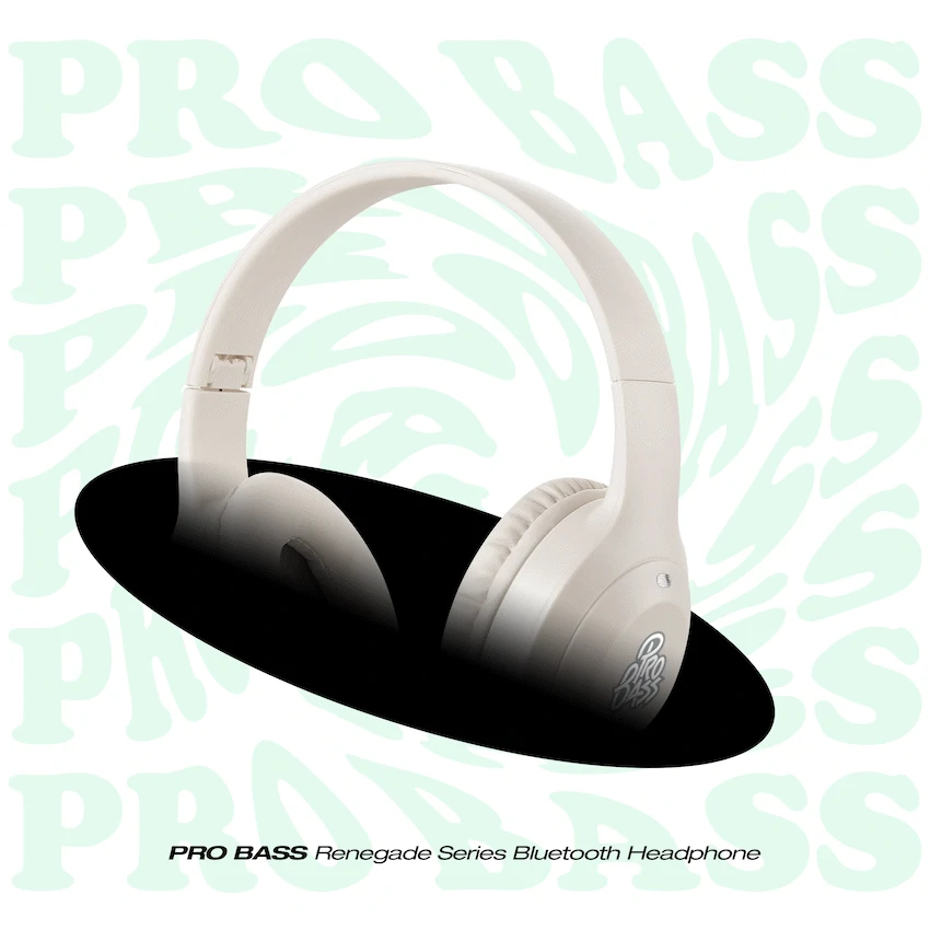 Pro Bass Audio Pro Bass Renegade Series Bluetooth Headphone  - Nude