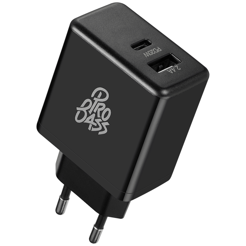 Pro Bass Mobile Accessories Pro Bass Dual USB + Type-C Wall Charger 32w