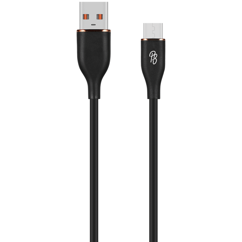 Pro Bass Mobile Accessories Pro Bass FlexiCord Series 2m USB to Micro Charging Cable - Black