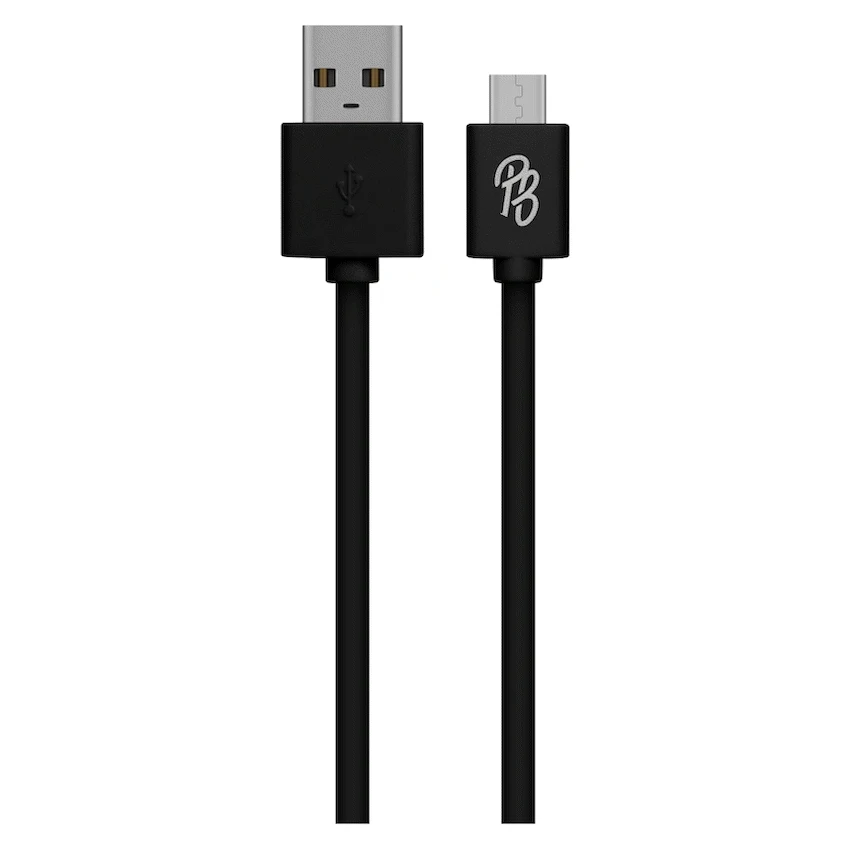 Pro Bass Mobile Accessories Pro Bass Power Series Boxed Round Micro USB Cable - Black