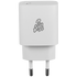 Pro Bass Mobile Accessories Pro Bass RapidCharge Series 20w Single Type-C Wall Charger - White