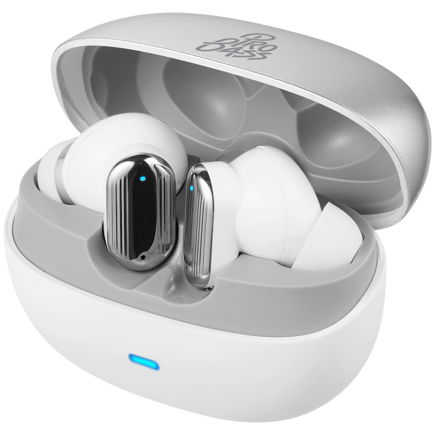 Pro Bass Pro Bass Flex Series TWS Earphone - White + Grey