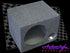 12″ Single Subwoofer Enclosure with Vinyl Trim & Slotted Port (Black)