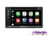 Soundstream VRCP-65 Double Din DVD System with Apple Car Play (Open box Deal)