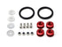 Universal Aluminum JDM Quick Release Fasteners For Bumpers (Spike Silver)