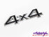 4×4 Black Grille Badge (11)
