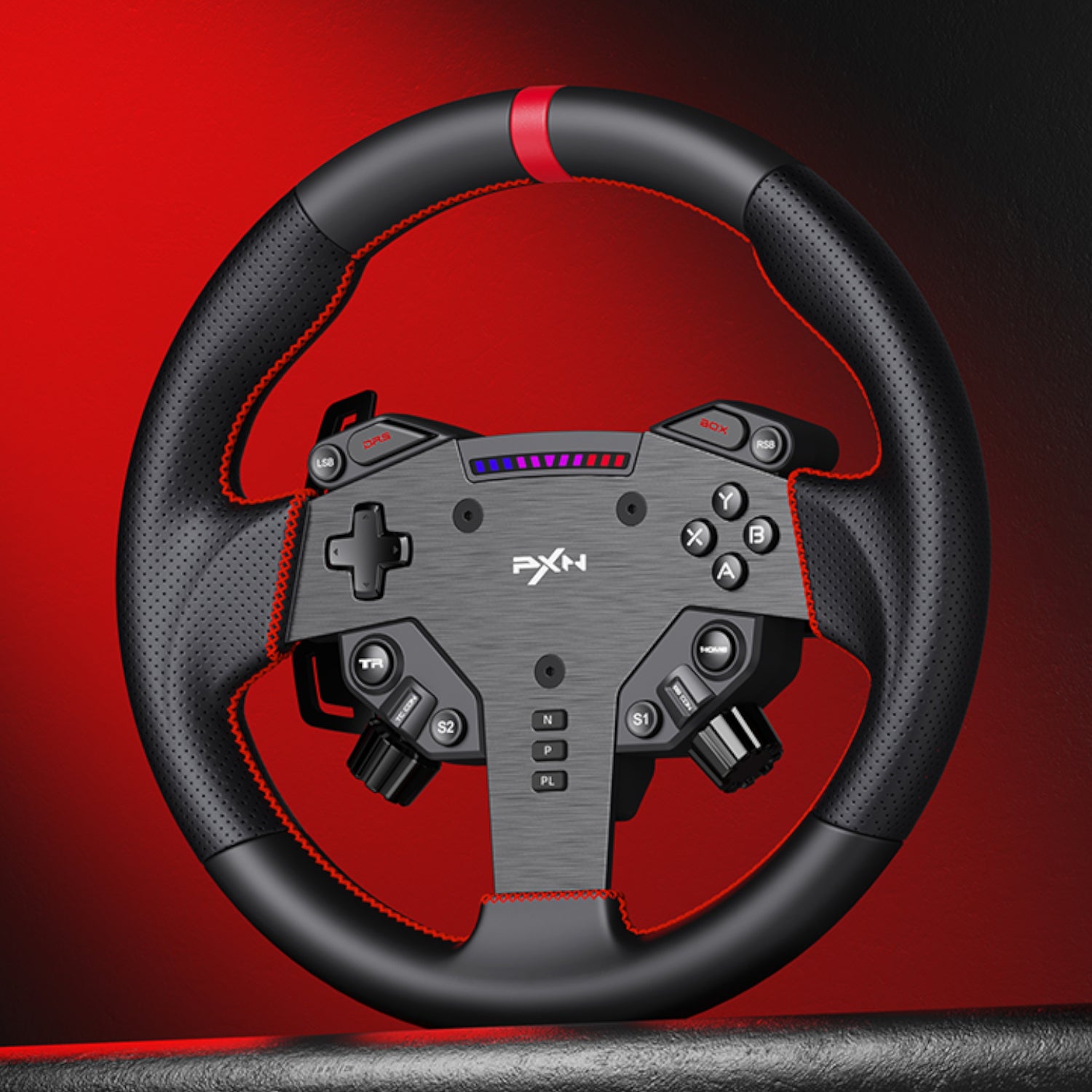PXN PXN VD4 Direct Drive Sim Racing Wheel – PD-HM Dual Pedal – Z8 Clamp Bundle