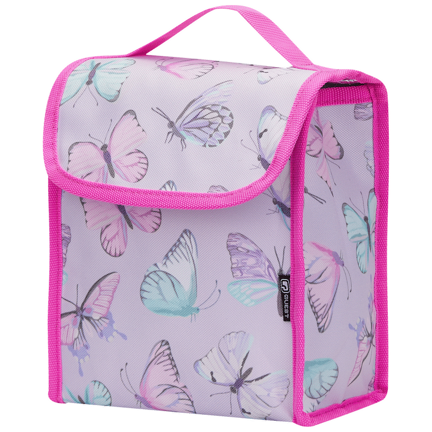 Quest Bags Quest Butterfly Lunch Bag - Purple