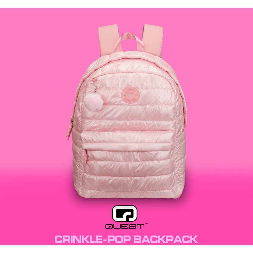 Quest Bags Quest Crinkle-Pop Backpack Pink