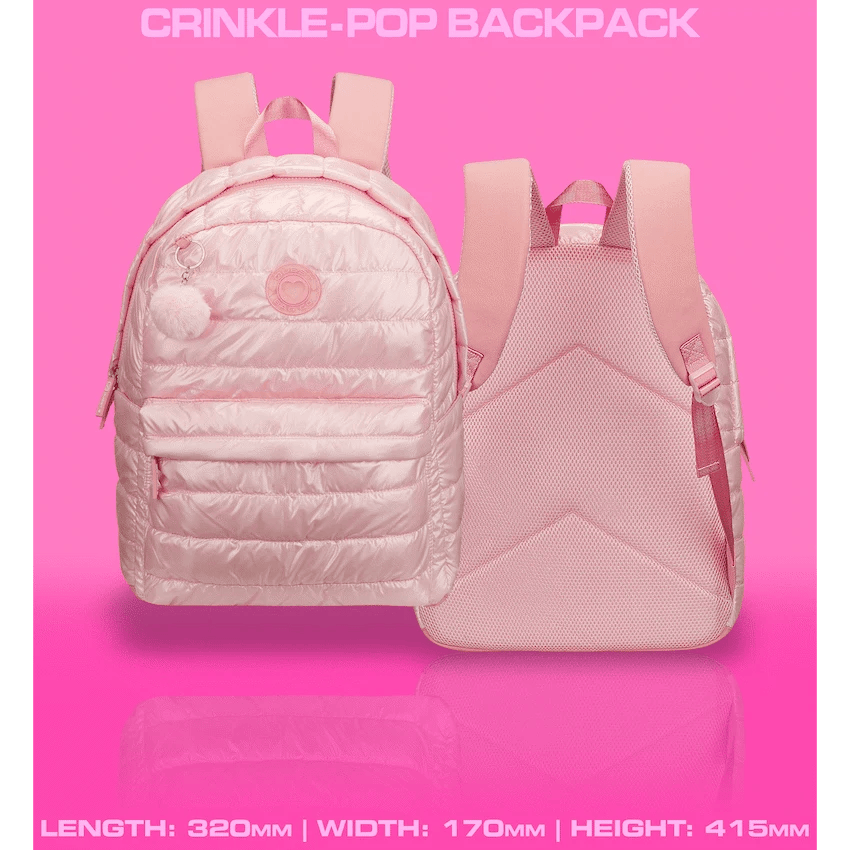 Quest Bags Quest Crinkle-Pop Backpack Pink