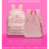 Quest Bags Quest Crinkle-Pop Backpack Pink