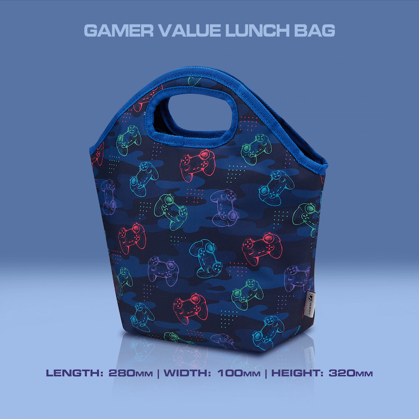 Quest Bags Quest Gamer Lunch Bag Navy