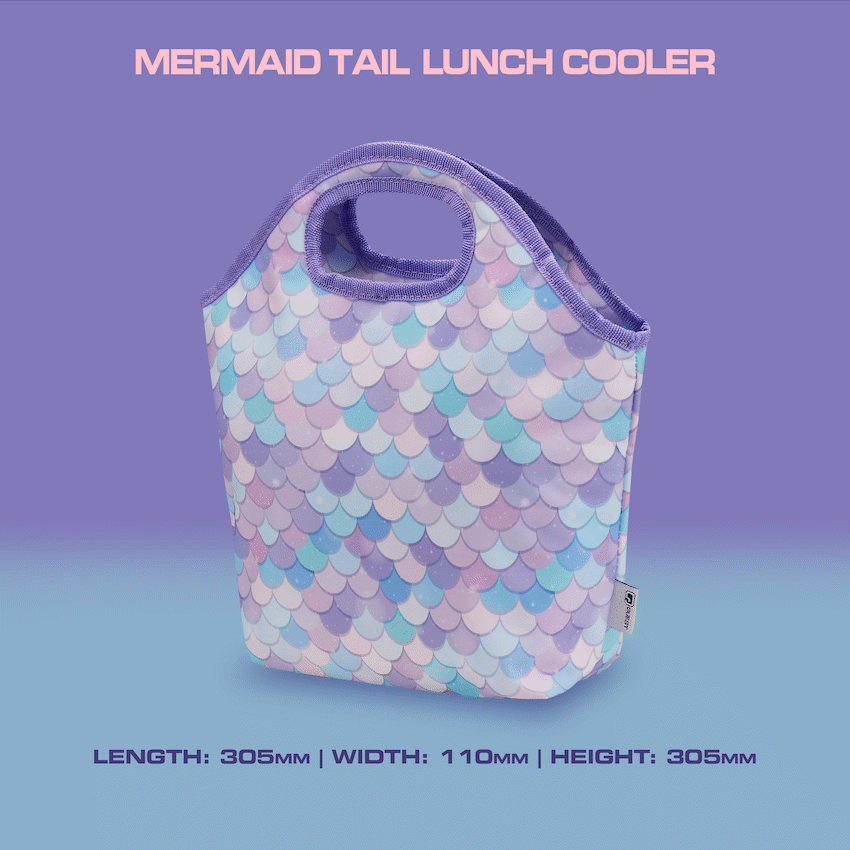 Quest Bags Quest Mermaid Tail Lunch Bag Lilac