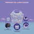Quest Bags Quest Mermaid Tail Lunch Bag Lilac