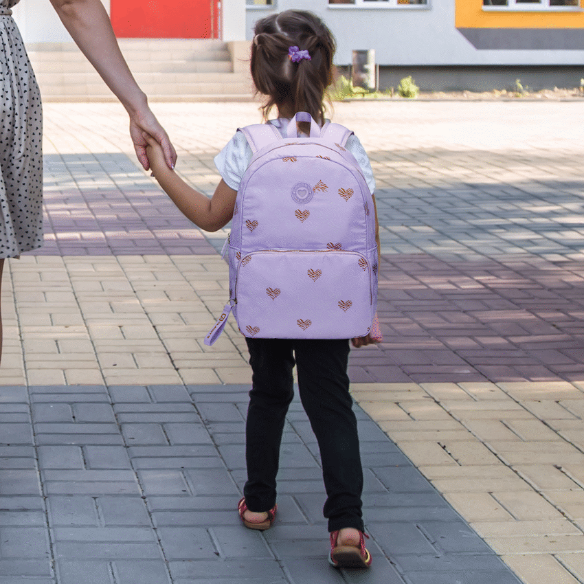 Quest Bags Quest Silky Heart Backpack Lilac