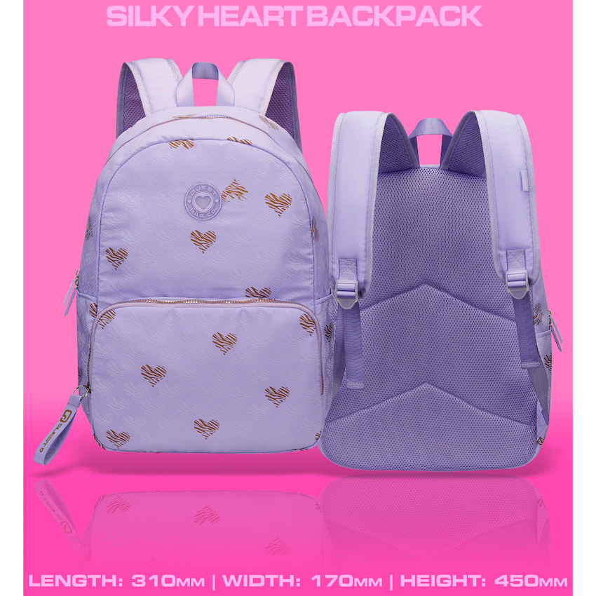 Quest Bags Quest Silky Heart Backpack Lilac