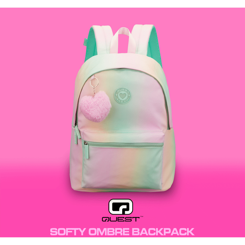 Quest Bags Quest Softy Ombre Backpack Pink