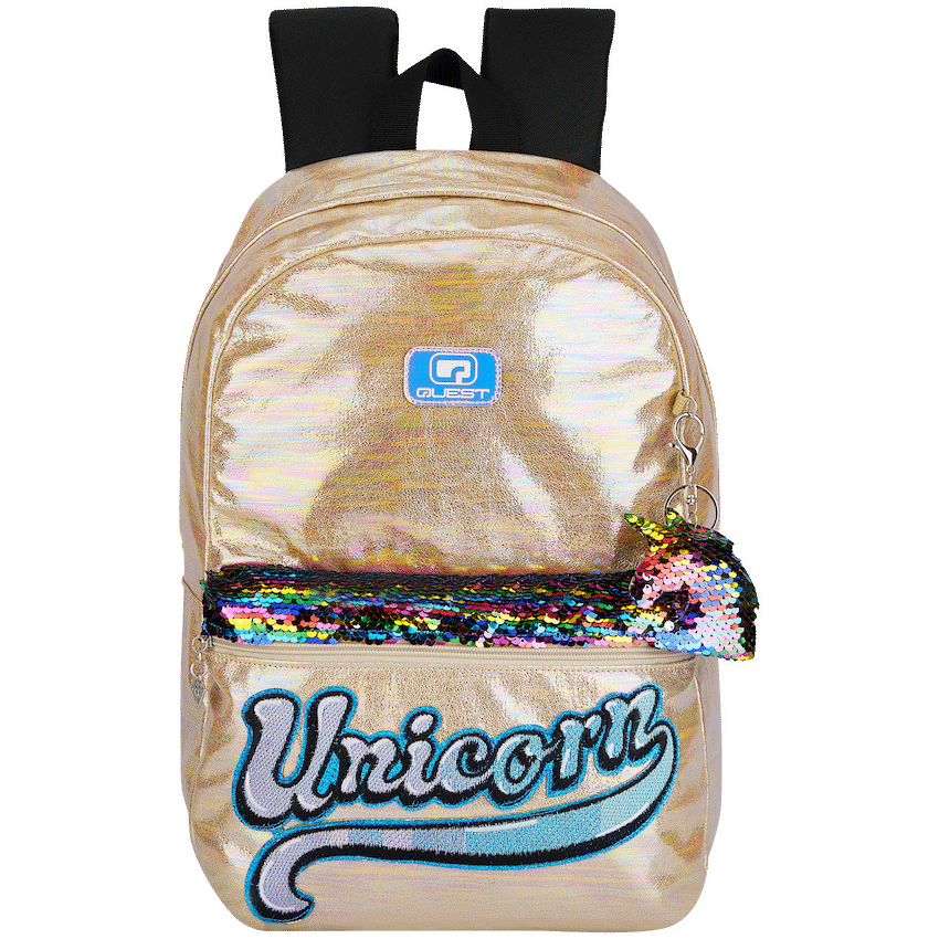 Quest Bags Quest Unicorn Glamour Backpack Gold
