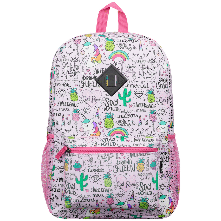Quest Bags Quest Unicorn Weekend 4-Piece BTS Backpack Combo - Pink