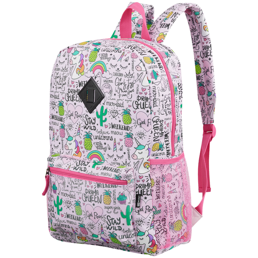 Quest Bags Quest Unicorn Weekend 4-Piece BTS Backpack Combo - Pink