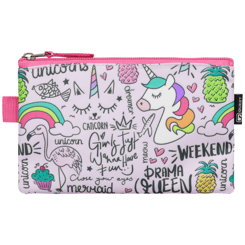 Quest Bags Quest Unicorn Weekend 4-Piece BTS Backpack Combo - Pink