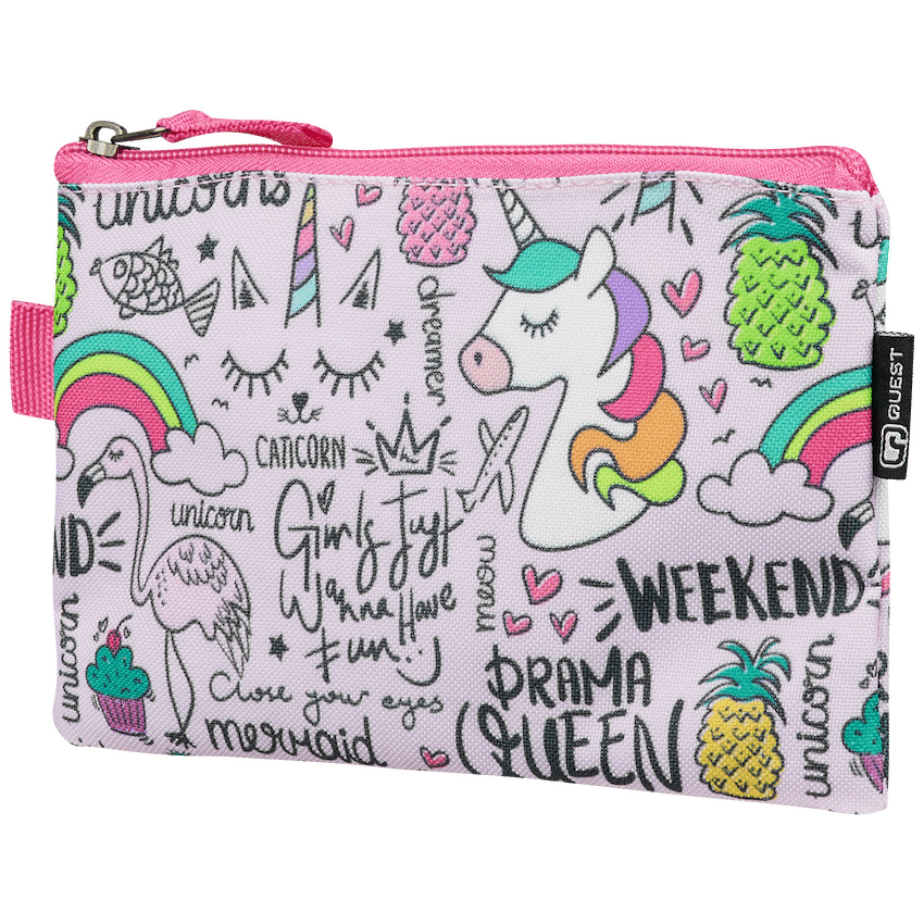 Quest Bags Quest Unicorn Weekend 4-Piece BTS Backpack Combo - Pink