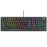 RCT HyperKey 104 keys Mechanical Gaming Keyboard; Blue mechanical switches; Multi Color LED Backlight.