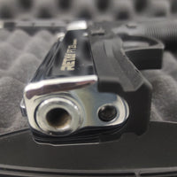 Retay PT23 Shiny Chrome Blank/Pepper Gun (Semi Auto|14+1|9mm PAK)