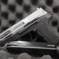 Retay S2022 Shiny Chrome Blank/Pepper Gun (Semi Auto|14+1|9mm PAK)