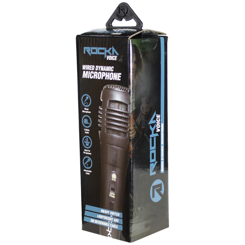 Rocka Audio Rocka Voice series ABS wired microphone - Black