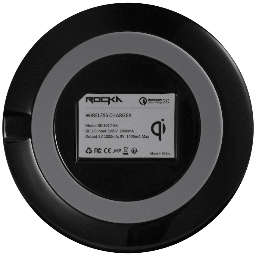 Rocka Mobile Accessories Rocka Liberty Series Qi Wireless Phone Charger - Black