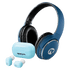 Rocka Rocka Epic 2.0 Bluetooth Headphone and TWS Earphone Combo - Blue