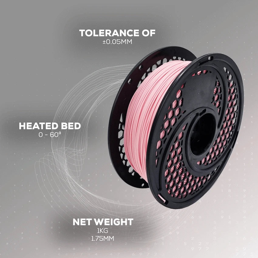 SA Filament Devices PLA Baby Pink Filament 1kg, 1.75mm