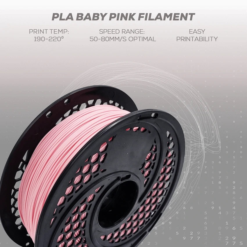 SA Filament Devices PLA Baby Pink Filament 1kg, 1.75mm