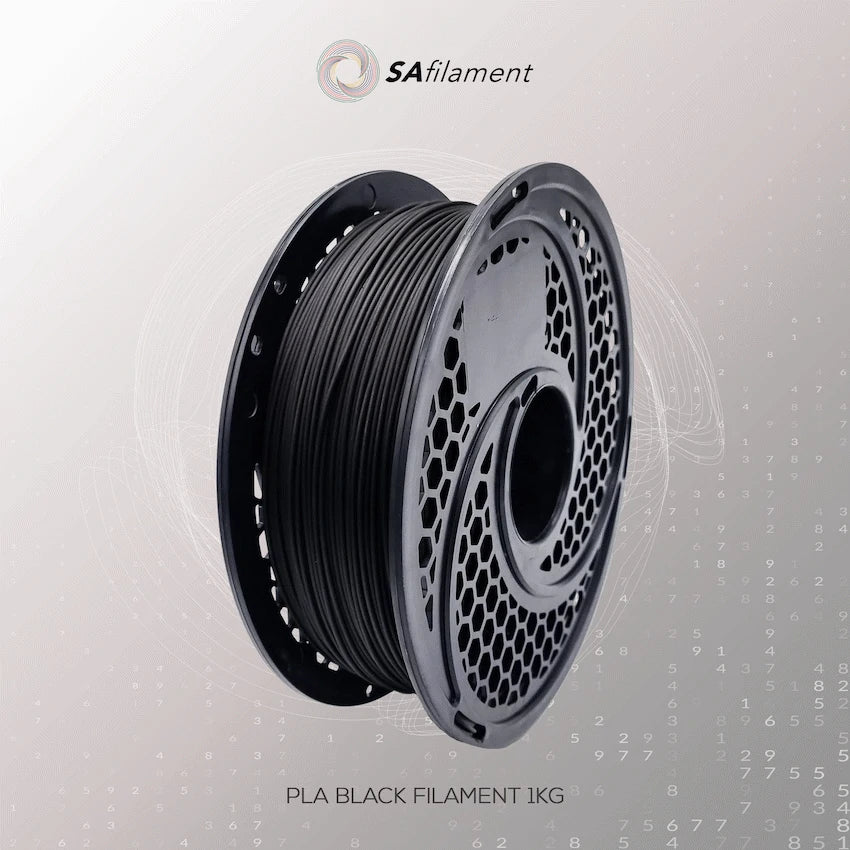 SA Filament Devices PLA Filament - Black - 1kg - 1.75mm