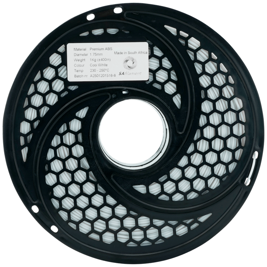 SA Filament Devices SA Filament ABS Premium Filament 1kg - Cool White