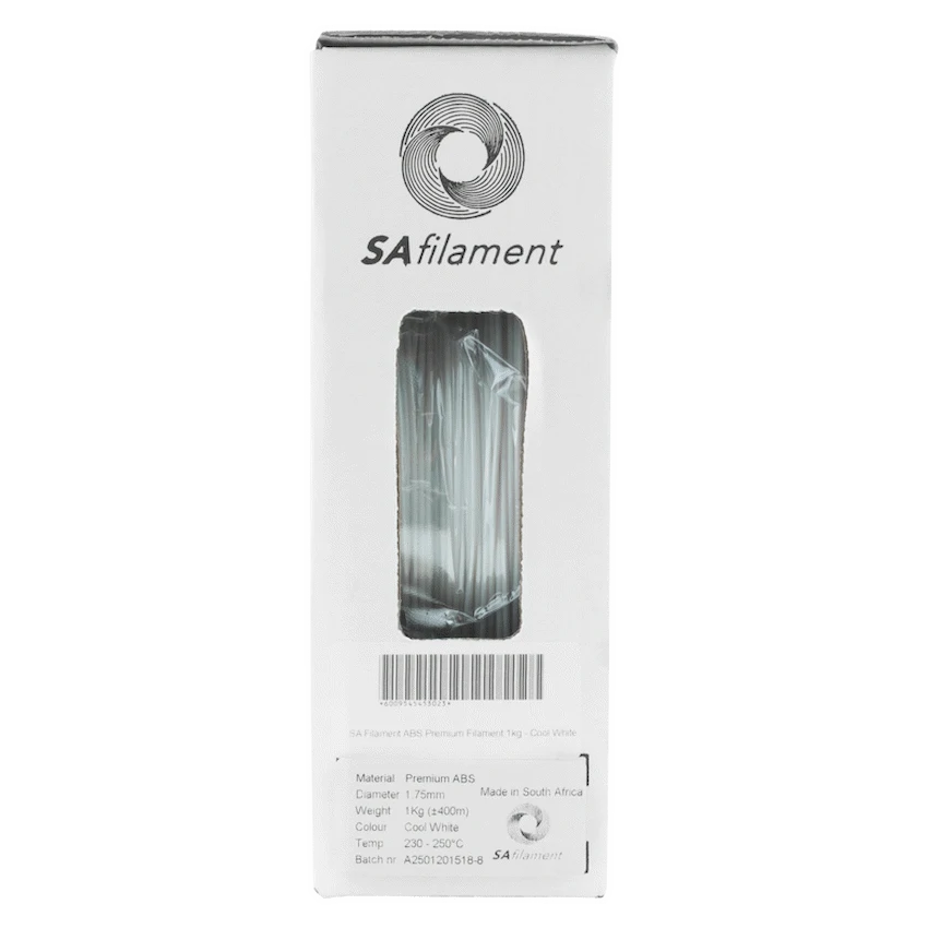 SA Filament Devices SA Filament ABS Premium Filament 1kg - Cool White