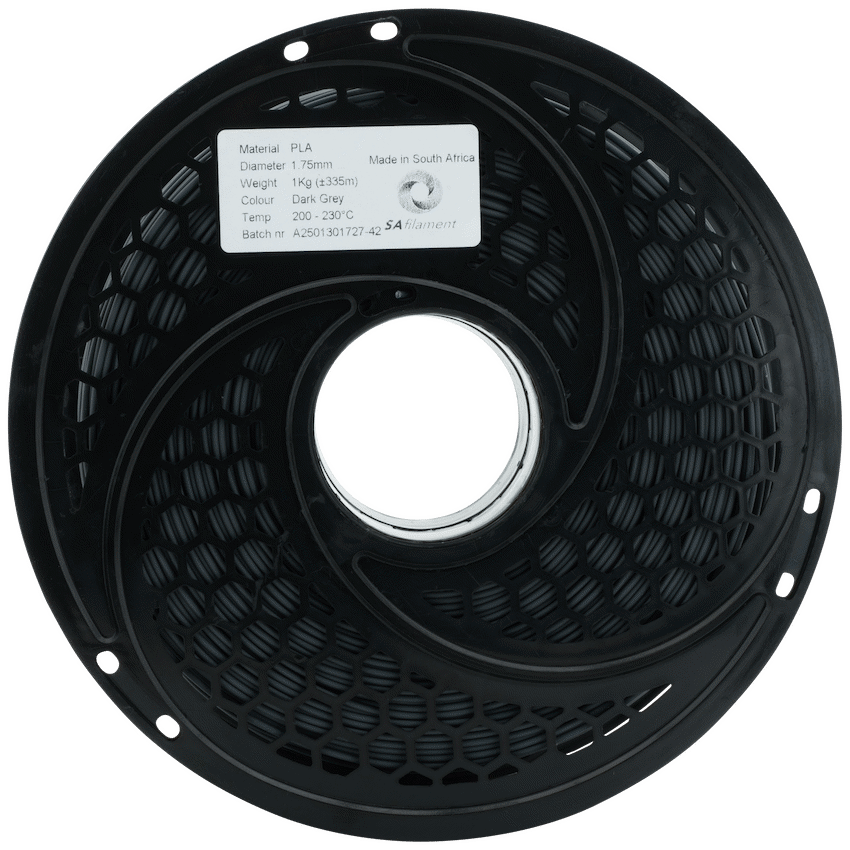 SA Filament Devices SA Filament ABS Premium Filament 1kg - Dark Grey