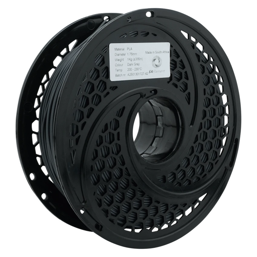 SA Filament Devices SA Filament ABS Premium Filament 1kg - Dark Grey