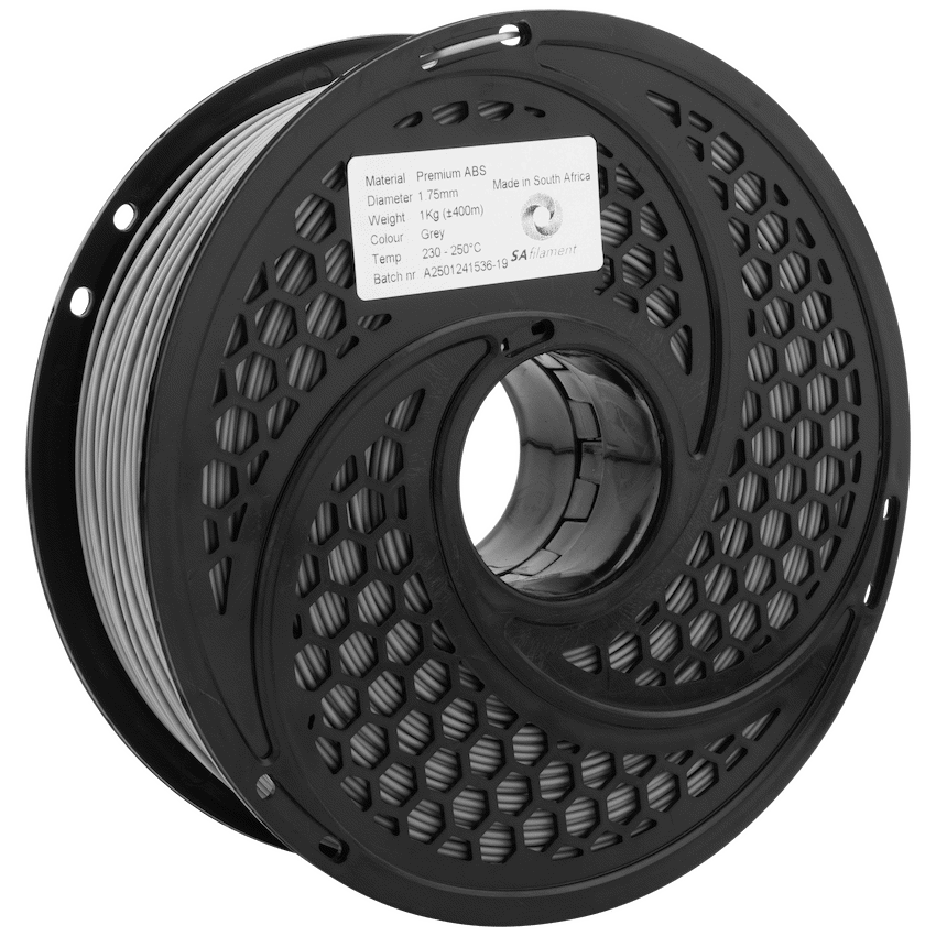 SA Filament Devices SA Filament ABS Premium Filament 1kg - Grey
