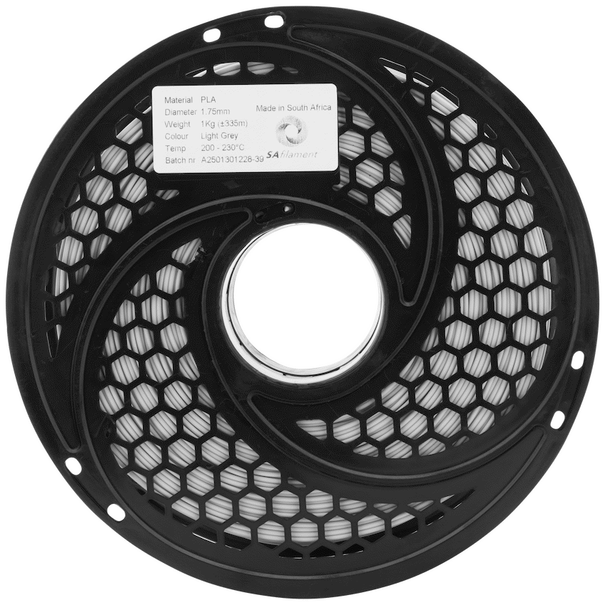 SA Filament Devices SA Filament ABS Premium Filament 1kg - Light Grey