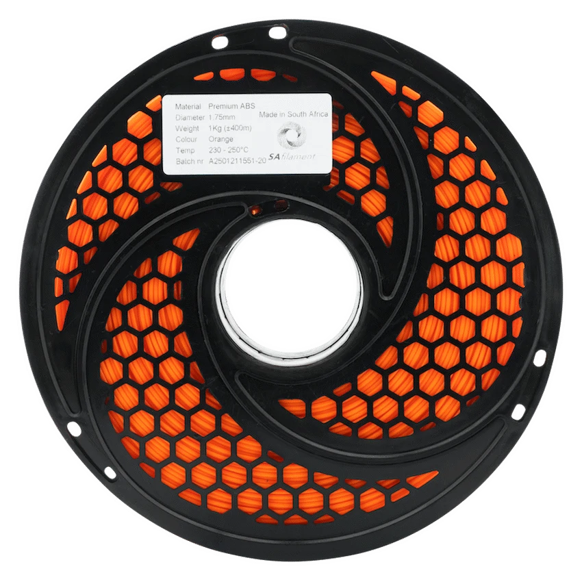 SA Filament Devices SA Filament ABS Premium Filament 1kg - Orange
