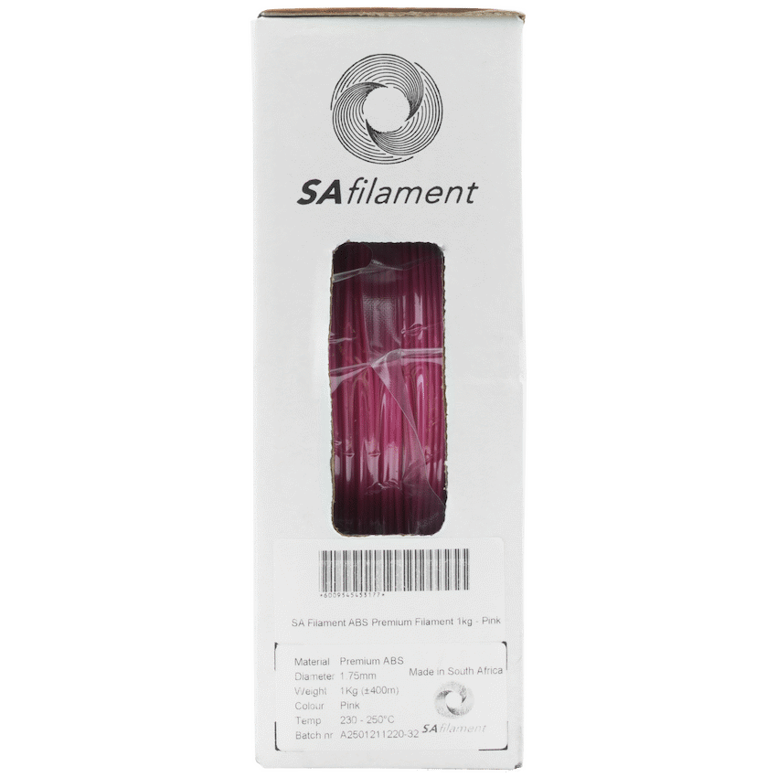 SA Filament Devices SA Filament ABS Premium Filament 1kg - Pink