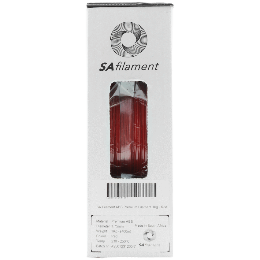 SA Filament Devices SA Filament ABS Premium Filament 1kg - Red