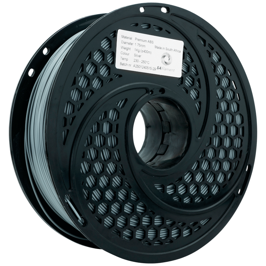 SA Filament Devices SA Filament ABS Premium Filament 1kg - Silver