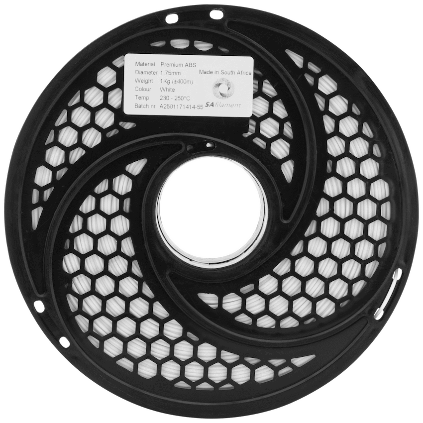 SA Filament Devices SA Filament ABS Premium Filament 1kg - White